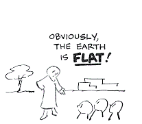 Obviously the earth is flat!